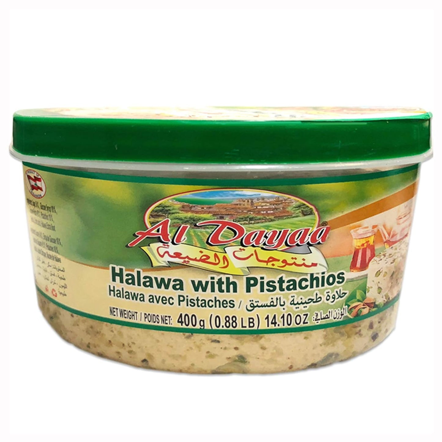 Al Dayaa Halawa w/ Pistachios (400g) - Papaya Express