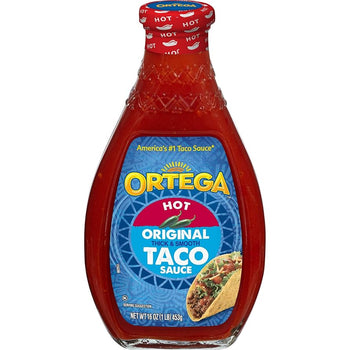 Ortega Original Thick & Smooth Hot Taco Sauce (16 oz) - Papaya Express