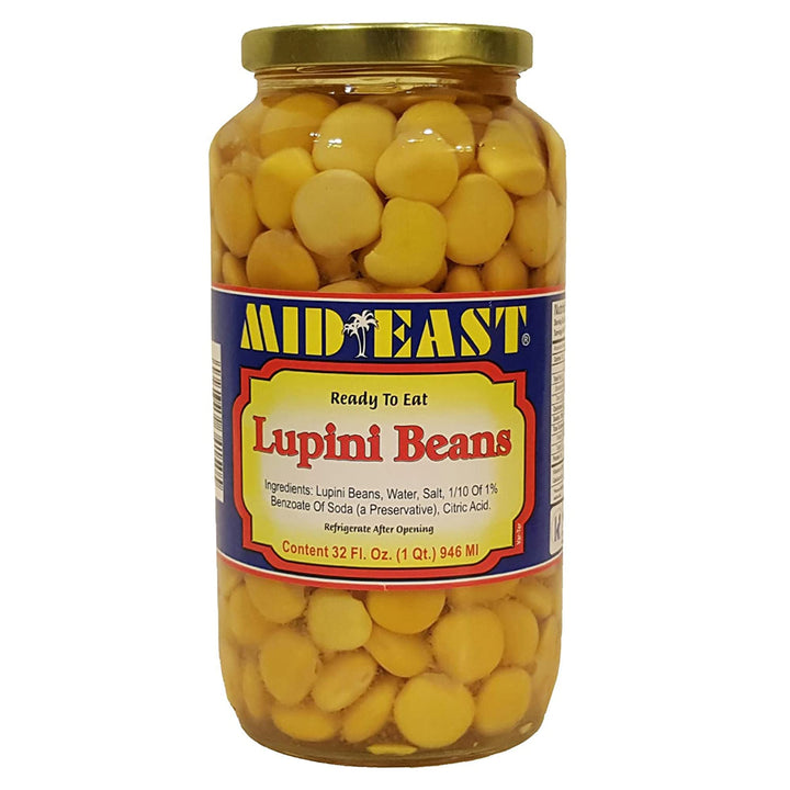 Mid East Lupini Beans (32 floz) - Papaya Express