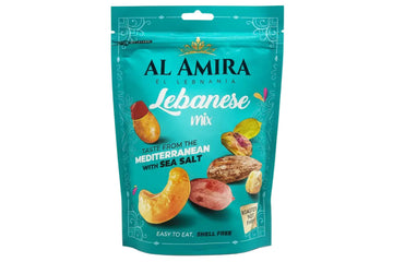 Al Amira Lebanese Shell Free Nut Mix Roasted with Sea Salt (10.58 oz) - Papaya Express