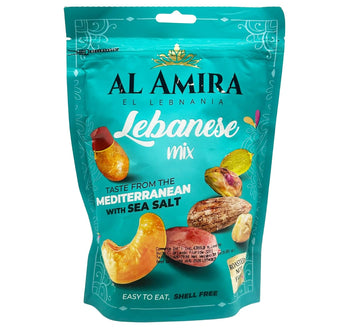 Al Amira Lebanese Shell Free Nut Mix Roasted with Sea Salt (10.58 oz) - Papaya Express