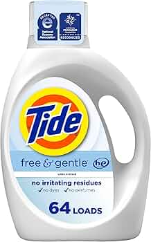 Tide Free & Gentle Liquid Laundry Detergent (84 oz) - Papaya Express