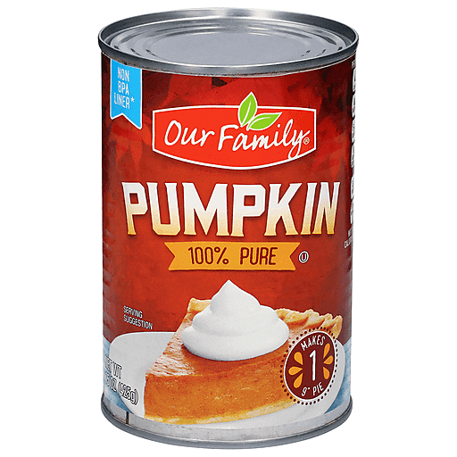 Our Family 100% Pure Pumpkin (15 oz)