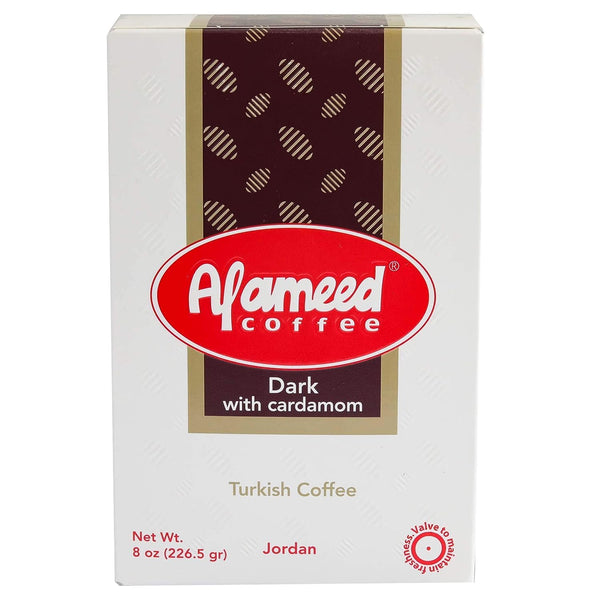 Al Ameed Dark Coffee W/Cardamom (8OZ) - Papaya Express