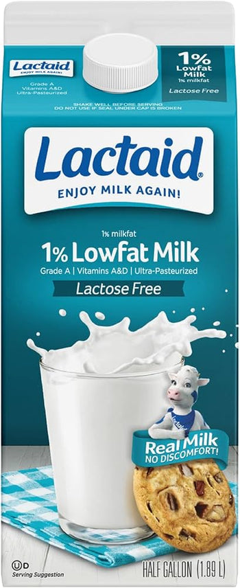 Lactaid 1% Low-fat Milk (1.89L) - Papaya Express