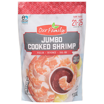 Our Family Jumbo Cooked Shrimp (21-25) - Papaya Express