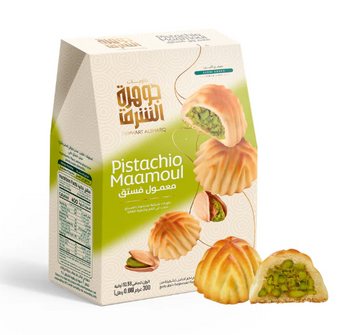 JAWHART ALSHARQ PISTACHIO MAAMOUL (300G) - Papaya Express