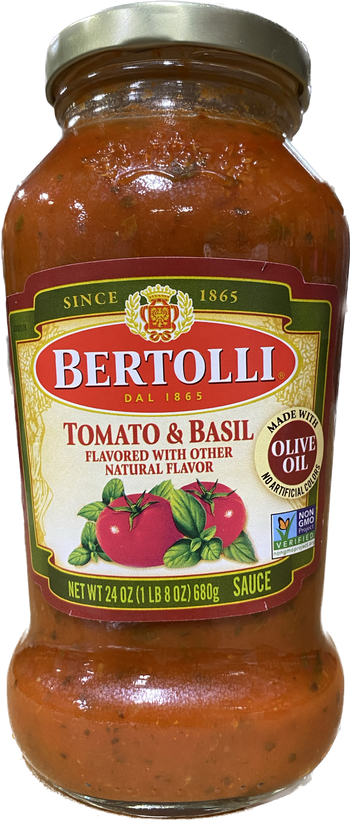 BERTOLLI TOMATO & BASIL(24OZ) - Papaya Express