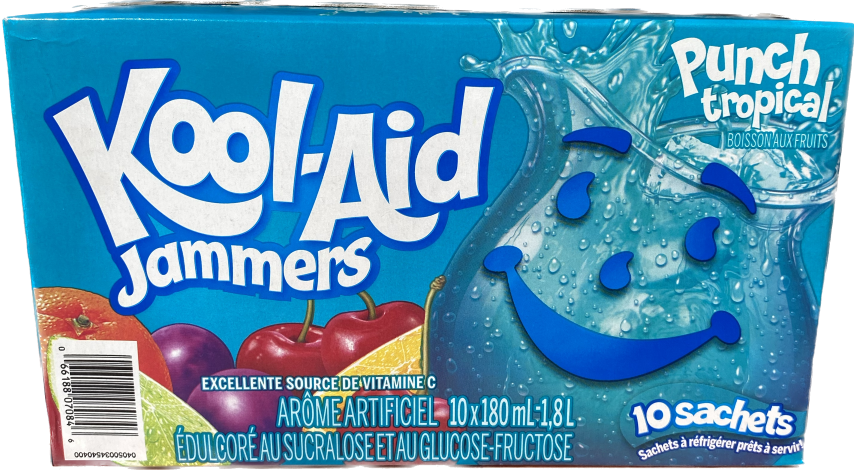 Kool Aid Jammers, 10CT - Papaya Express