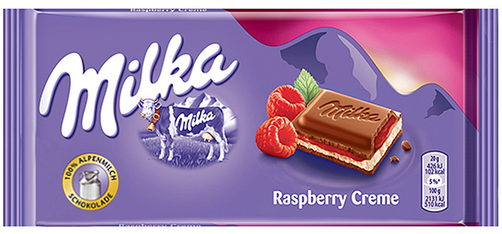 Milka Raspberry Cream (100g)