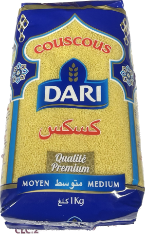 DARI COUSCOUS MEDIUM (1KG) - Papaya Express