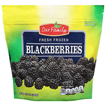 Our Family Frozen Blackberry (453g) - Papaya Express