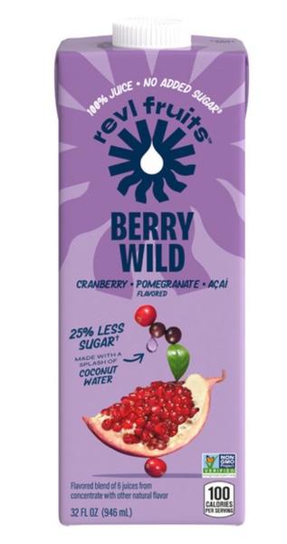 REVL FRUIT POMEGRANATE 100% JUICE (32OZ) - Papaya Express