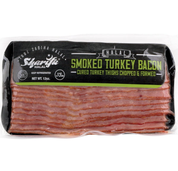 Sharifa Smoked Turkey Bacon ( 12oz ) - Papaya Express