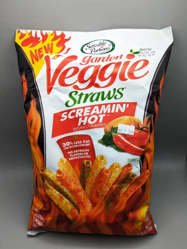 SENSIBLE PORTIONS VEGGIE STRAWS SCREAMIN HOT