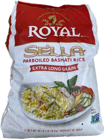 ROYAL BASMATI RICE SELA(40lb) - Papaya Express