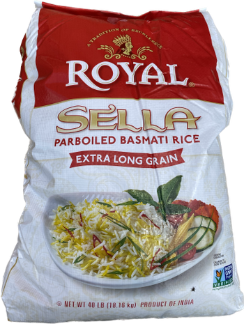 ROYAL BASMATI RICE SELA(40lb) - Papaya Express