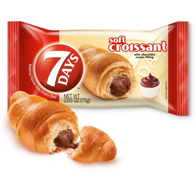 SEVEN DAYS CHOCOLATE CROISSANT (75G) - Papaya Express