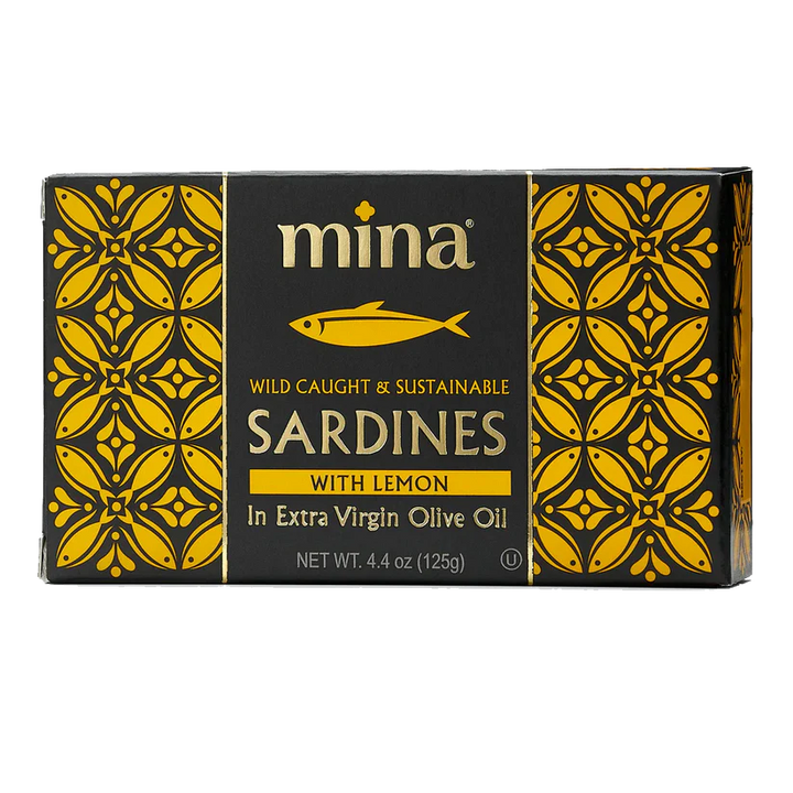 Mina Sardines In Extra Virgin Olive Oil with Lemon (125g) - Papaya Express