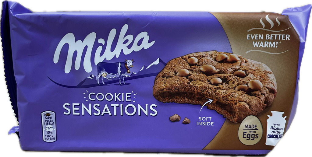 MILKA COOKIES CHOCO SENSATIONS SOFT INSIDE COOKIE (156G) – Papaya Express