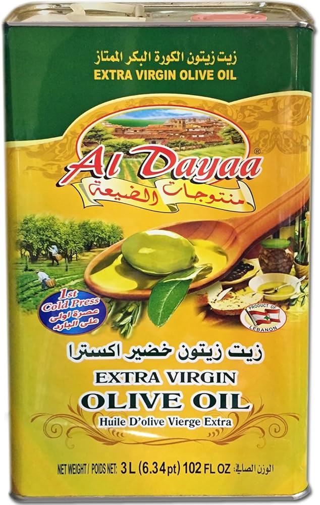 Al Dayaa Extra Virgin Olive Oil Tin (3 Liter) - Papaya Express
