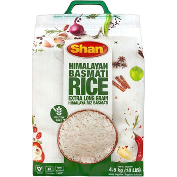 Shan Premium Quality Kernel Basmati Rice (10 lbs.) - Papaya Express