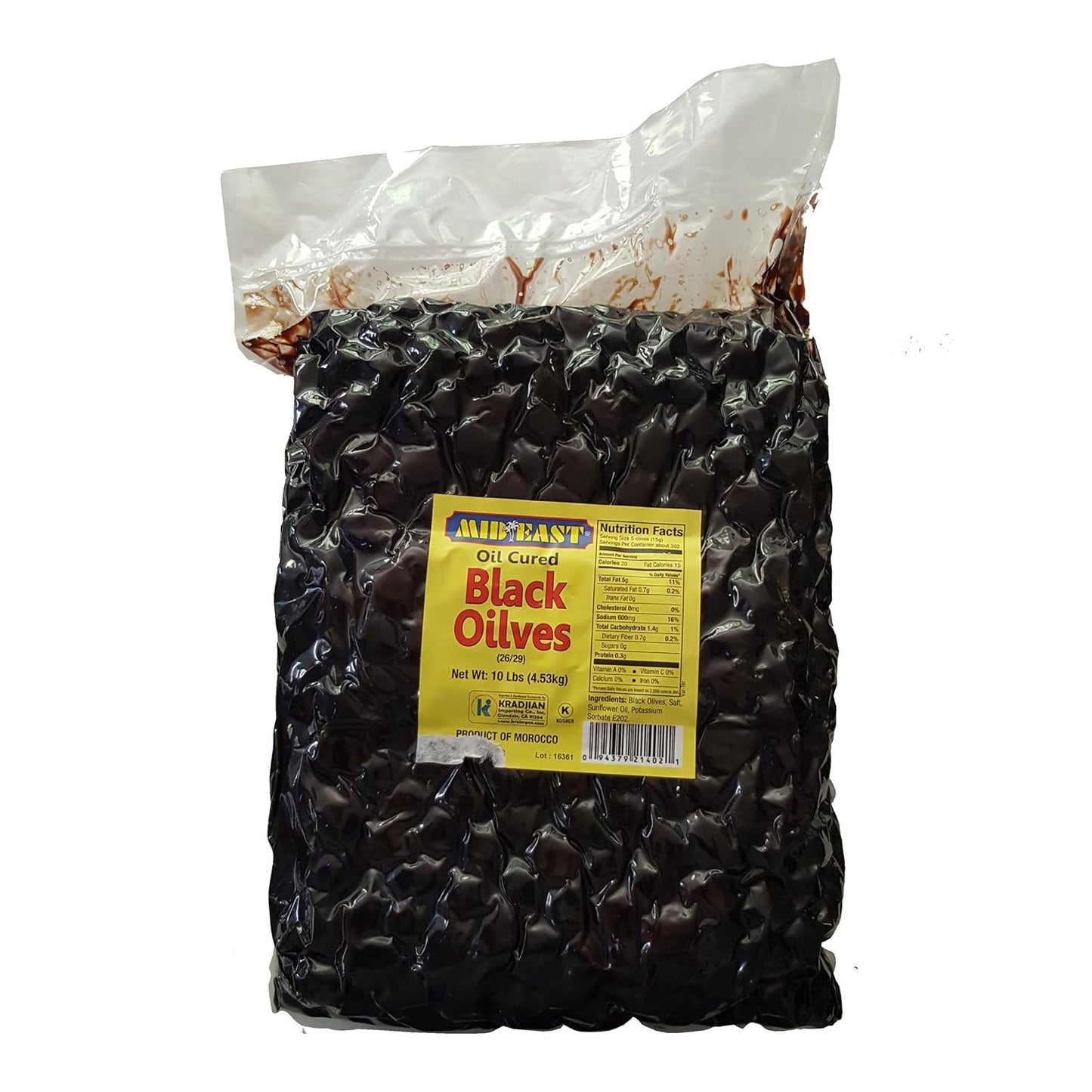 Mideast Black Olives (10lbs)