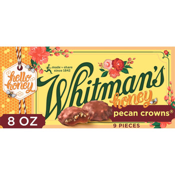 Whitman's Honey Pecan Crowns Chocolate Candy Gift Box (8 oz.) - Papaya Express