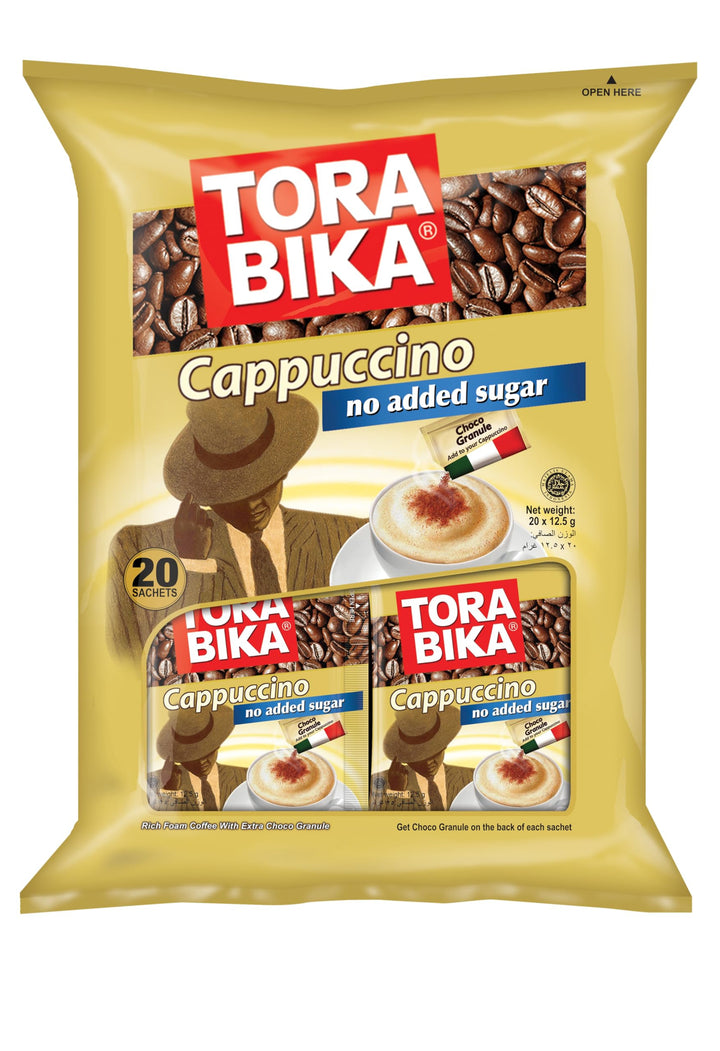 Tora Bika Cappuccino No Sugar (20 ct)
