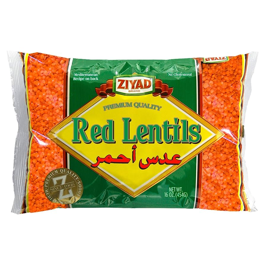 Ziyad Red Lentils (16 oz) - Papaya Express