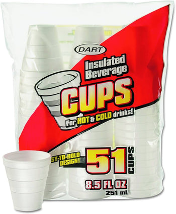 Dart Foam Cups 51CT - Papaya Express