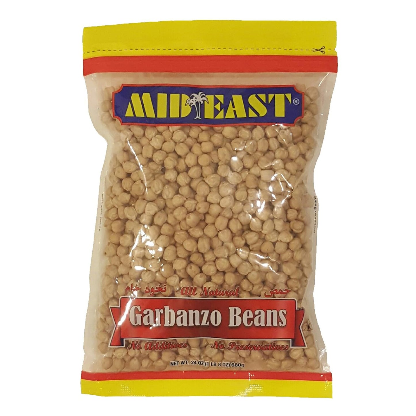 Mideast Garbanzo Beans (24OZ) - Papaya Express