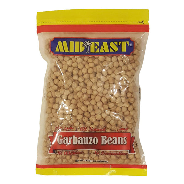 Mideast Garbanzo Beans (24OZ) - Papaya Express