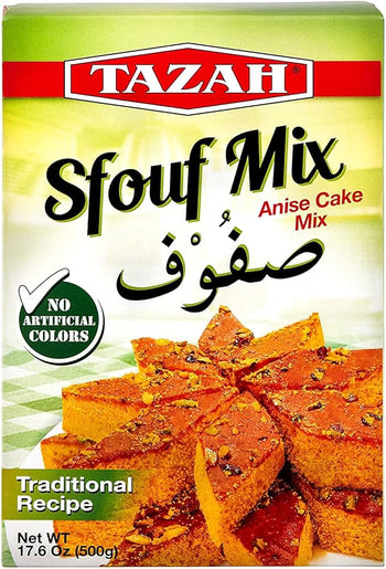 TAZAH SFOUF-ANISE CAKE MIX (500G) - Papaya Express