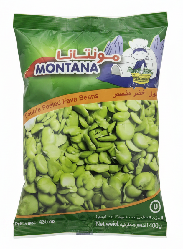 Montana Double Peeled Fava Beans (14 OZ ) - Papaya Express