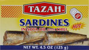 TAZAH SARDINE IN CHILI HOT (4.5OZ) - Papaya Express