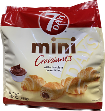 SEVEN DAYS CHOCOLATE MINI CROISSANTS (185G) - Papaya Express