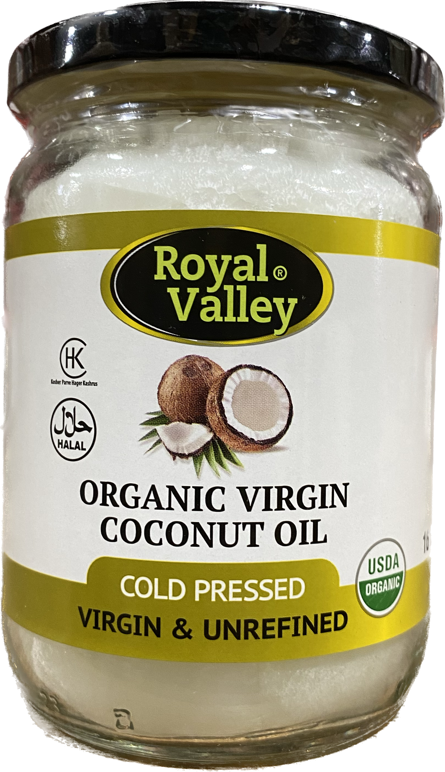 ROYAL VALLEY COCONUT OIL JARS (473ML) - Papaya Express