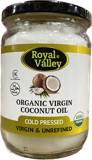 ROYAL VALLEY COCONUT OIL JARS (473ML) - Papaya Express