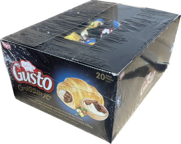 CICI GUSTO CROISSANT VANILLA -MINI(20 COUNT) - Papaya Express