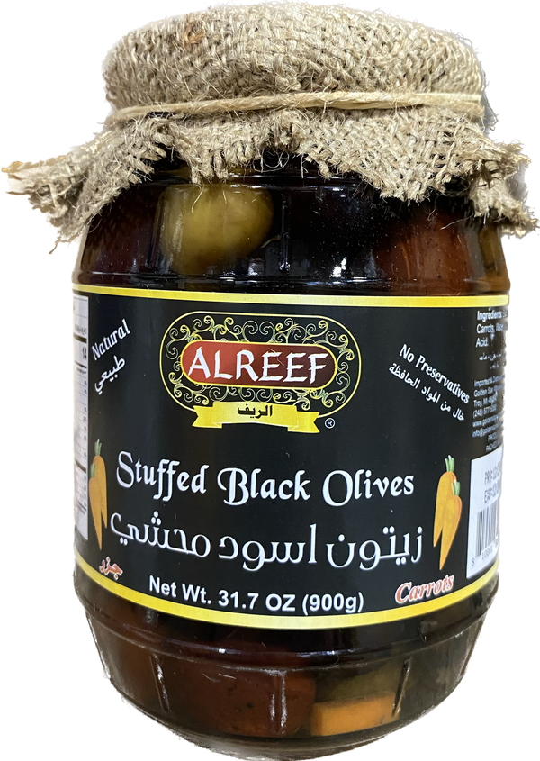 ALREEF STUFFED BLACK OLVES WITH CARROTS (900G) - Papaya Express