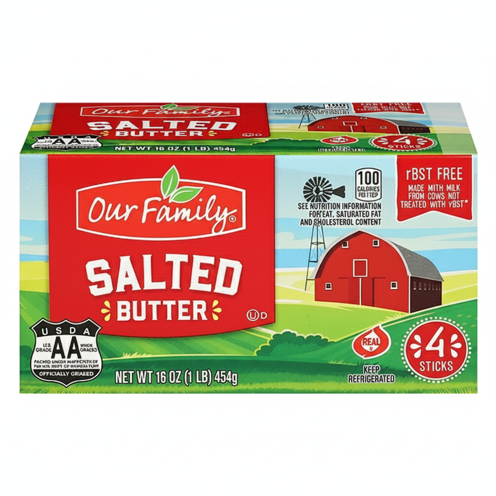 Our Family Salted Butter (1LB) - Papaya Express