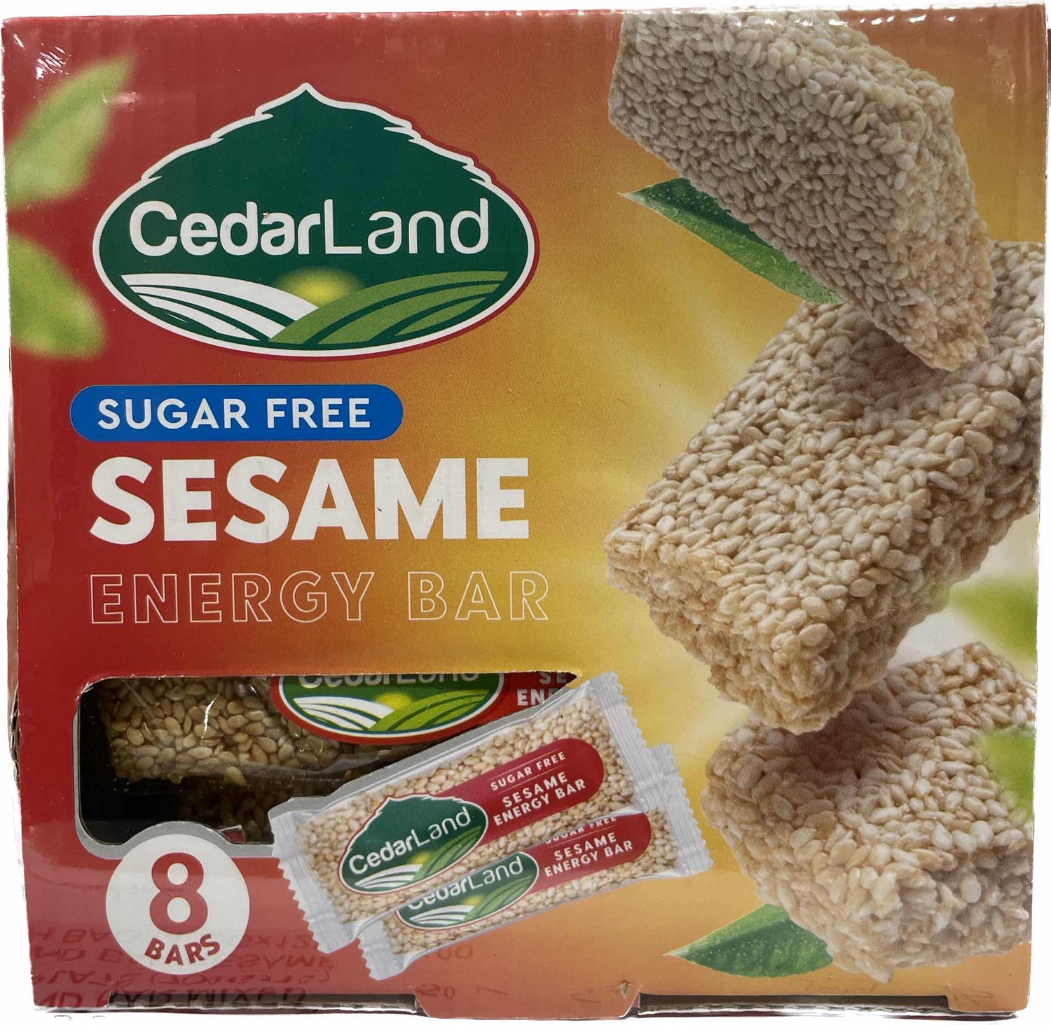 CedarLand Sesame Energy Bar Box (8ct) - Papaya Express