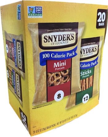 SNYDER'S MINI PRETZEL 20 COUNT - Papaya Express