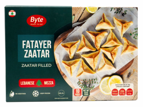 BYTE FROZEN FATAYER ZAATAR (250G) - Papaya Express