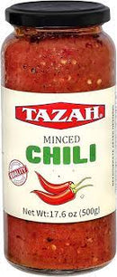 TAZAH MINCED CHILLI HOT (500G) - Papaya Express