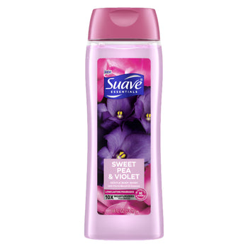 Suave Sweet Pea & Violet Body Wash (18 oz) - Papaya Express