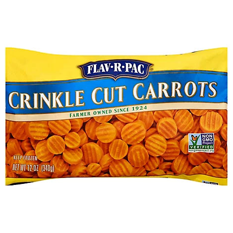 Flav.R.Pac Crinkle Cut Carrots ( 12 OZ ) - Papaya Express