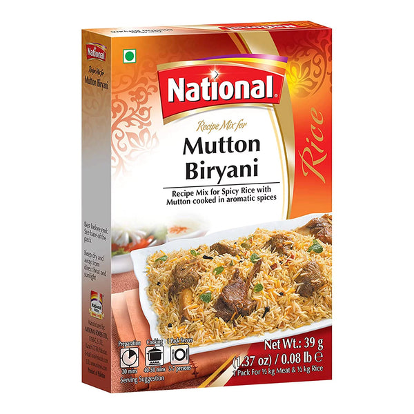 National Mutton Biryani Spices (1.37oz) - Papaya Express