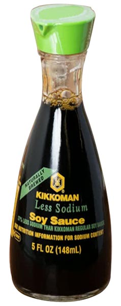 Kikkoman Less Sodium Soy Sauce (5oz)